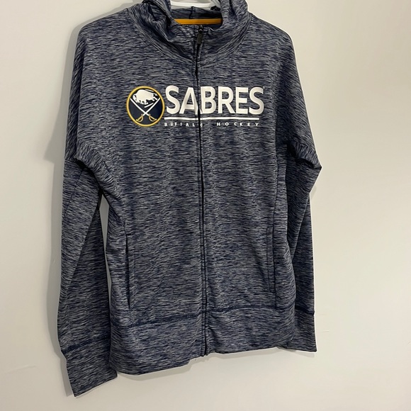 Women’s NHL Buffalo Sabres Zip Hoodie with thumb holes - Picture 1 of 7